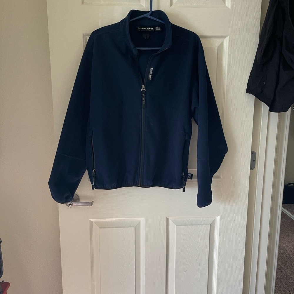 Navy Blue Fleece Jacket